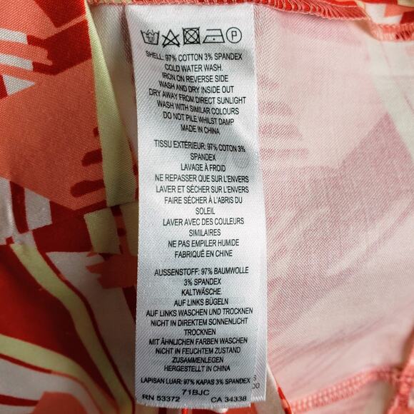 French Connection Casablanca Cotton Sunrise Printed Dress 2 NEW - Picture 5 of 7